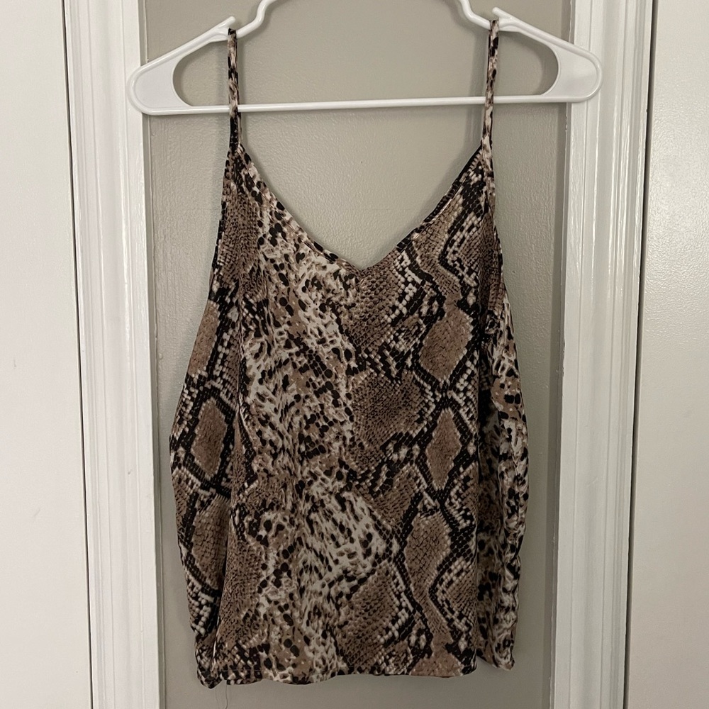 Silk Smooth Snakeskin Tank